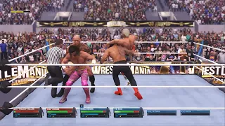 Tribal Chief & Final Boss vs Cody & Seth - WWE 2k24 Wrestlemania XL first Night