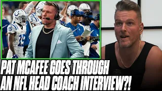 Pat McAfee Gets Interviewed For An NFL Head Coaching Job?!