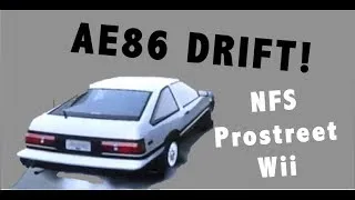 Toyota AE86 Drift NFS Prostreet Wii