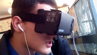 Голуб тестирует последние разработки украинских инженеров (VR Oculus 18K)