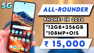 Top 4 Best New 5G Smartphones Under 15000 in 2024 | 12GB+256GB | Best Phone Under 15000