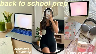 BACK TO SCHOOL PREP | get organized with me, back to school shopping, & planning + cleaning!