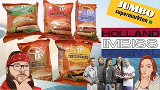 ORIGINAL HOLLAND IMBISS Jumbo in Dinxperlo! 5 BURGER Fastfood aus der Mikrowelle Tastetest NEWKIDS