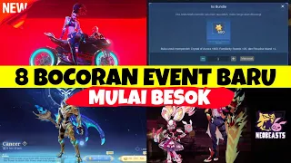 8 BOCORAN EVENT MLBB TERBARU MULAI BESOK ! BULAN JUNI JULI PANEN SKIN GRATIS 2023