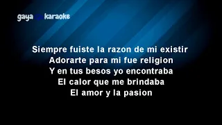 Historia de un amor karaoke instrumental