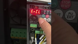 Parameter setting for D700 Mitsubishi inverter