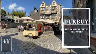 4K City Walk DURBUY 'the smallest city in the world.' You must visit this beautiful city in Belgium