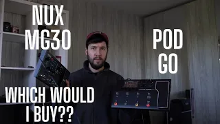 NUX MG30 vs POD Go - Which Should YOU Buy?
