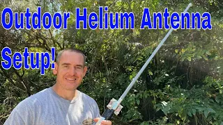 30 ft Flag Pole Antenna Setup For Helium Bobcat Miner Higher Antenna Higher HNT (Money) Earnings