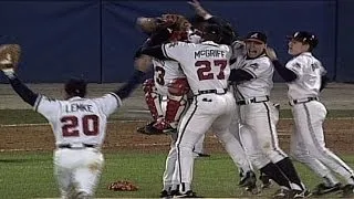 1995 WS Gm6: Braves clinch the 1995 World Series