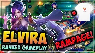 ⚔️RAMPAGE ELVIRA!!⚔️ HEROES EVOLVED - ELVIRA BUILD | RANKED GAMEPLAY | NEW HERO