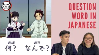 Learn Japanese question word from Kimetsu No Yaiba || Ask Japanese