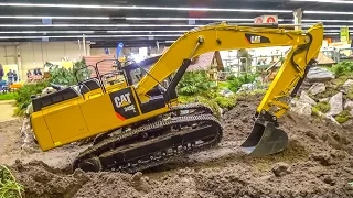 155 kg! RC  Excavator in HUGE 1/8 scale! R/C Caterpillar Action!