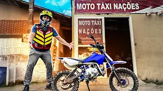 FIZ MOTO TAXI DE MINI MOTO E OLHA A REAÇÃO DAS PESSOAS