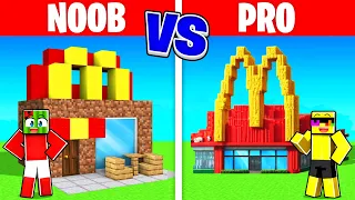 $1 VS $1,000,000 McDonalds In Minecraft!