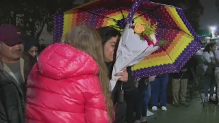 Memorial held for taco stand crash victims