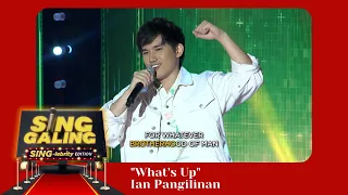 Sing Galing Sing-Lebrity Edition January 8, 2022 | "What's Up" Ian Pangilinan Performance