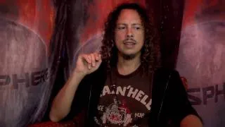 Kirk Hammett, Metallica, Backstage at Finland Sonisphere