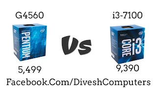 Intel G4560 vs Intel i3-71100