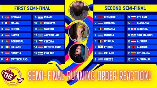 Eurovision 2023: Semi-Final 1 & 2 Running Order (Reaction) | The CUP 🍵