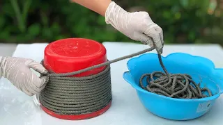 Creative With Cement And Rope - Ideas Making Unique Products From Cement