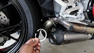 Removing the DB Killer from the Arrow Exhaust