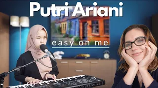 LucieV reacts to Putri Ariani - Easy On Me (Adele Cover)