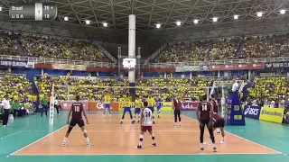 BRAZIL v USA | AUG 15 | 2017 | MEN'S VOLLEYBALL | QUICK PLAY