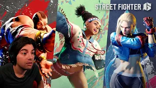 Street Fighter 6 - Zangief, Lily, and Cammy Reveal Trailer Reaction