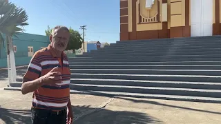 Visitando a Igreja onde Ariano Suassuna foi batizado, em Taperoá/PB