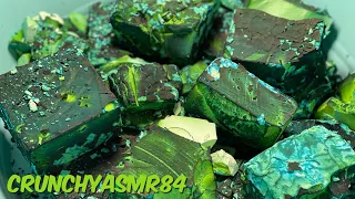 Green Dyed Gym Chalk Crush | ASMR | Oddly Satisfying | Sleep Aid