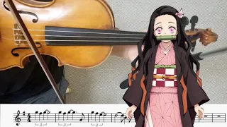 Demon Slayer: Kimetsu no Yaiba (Violin Cover) - OP Full "Gurenge"