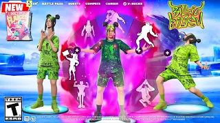 BILLIE EILISH Fortnite doing all Built-In Emotes and Funny Dances シ