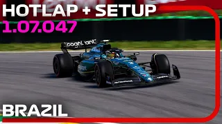 F1 23 BRAZIL Hotlap + Setup (1:07.047) 58 th Worldwide Ranking 💪