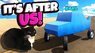 Haunted Karl is After My DINGUS CAT in The Long Drive Mods!