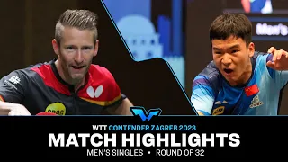 Xiang Peng vs Ruwen Filus | MS R32 | WTT Contender Zagreb 2023