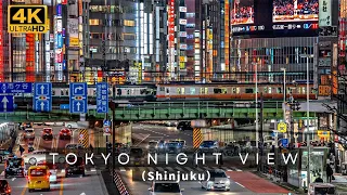 (4K) TOKYO Night View (Neon Lights @ Shinjuku - Kabukicho) 東京夜景（新宿/歌舞伎町のネオン）