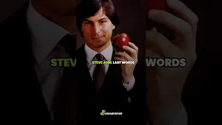 Steve jobs last word