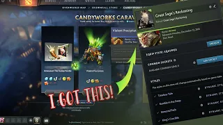 DOTA 2 - Crawnfall Candyworks Caravan HUNTING For Second ARCANA!