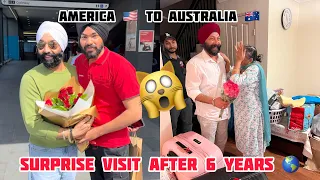 America 🇺🇸 To Australia 🇦🇺 Surprise Visit |Met family After 6 Years | Emotional and family vlog