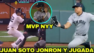 JUAN SOTO DEJA LOCO A NYY CON JONRON DE 400 PIES Y JUGADA GUANTE DE ORO, ESPECIAL JUAN SOTO