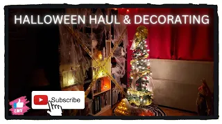 VLOGTOBER Day 9: Halloween Haul & Decorating Apartment