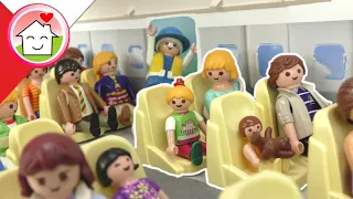 Playmobil po polsku Rodzina Hauser w samolocie – lot do Londynu