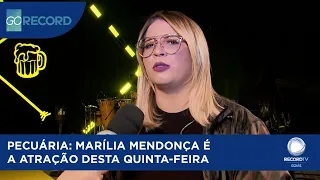 PECUÁRIA: MARÍLIA MENDONÇA É A ATRAÇÃO DESTA QUINTA-FEIRA