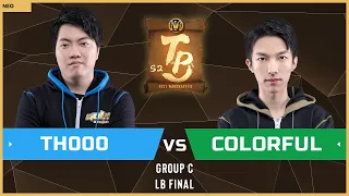 WC3 - TP League M2 - Group C - LB Final: [HU] TH000 vs. Colorful [NE]