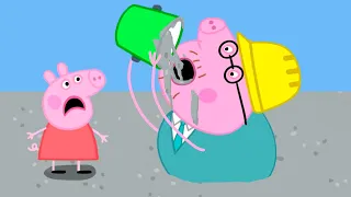 DADDY PIG LIKES CONCRETE