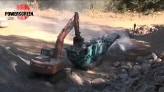 Powerscreen Metrotrak jaw crusher, Kamatiland Forestry, South Africa, 2012