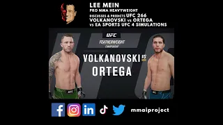 #UFC266 54 Year Old Pro Heavyweight #leemein Predicts #alexandervolkanovski vs #brianortega #shorts