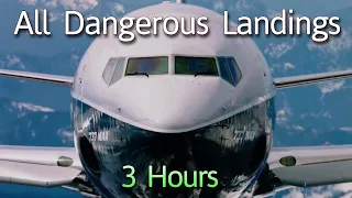 Amazing Crosswind Landings Compilation of All Airplane in the World During a Storm