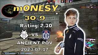 CSGO POV G2 m0NESY vs OG (Ancient) BLAST Premier Fall Groups 2023